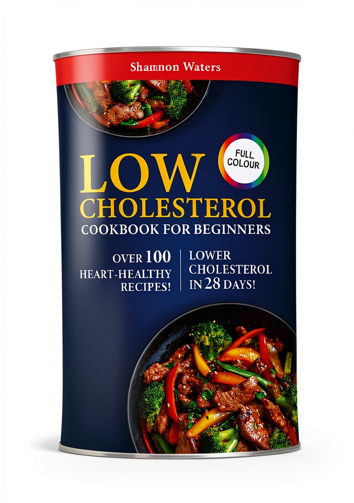 Installing Healthy Heart Cookbook Low Cholesterol Cooking Kindle Edition on a wooden kitchen counter